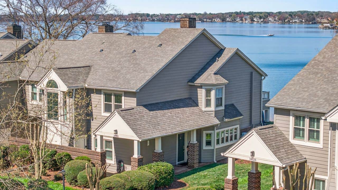Real Estate Photography in Cornelius NC Drone View of Lake Norman